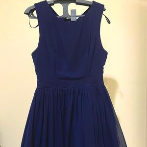 B. Smart Navy Blue Cocktail Dress